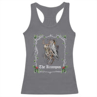 Christmas Krampus Racerback Tank Top Goth Xmas Krampus Reindeer Skull Ugly Sweater Evil Pajama TS10