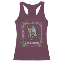 Christmas Krampus Racerback Tank Top Goth Xmas Krampus Reindeer Skull Ugly Sweater Evil Pajama TS10