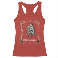 Christmas Krampus Racerback Tank Top Goth Xmas Krampus Reindeer Skull Ugly Sweater Evil Pajama TS10