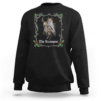 Christmas Krampus Sweatshirt Goth Xmas Krampus Reindeer Skull Ugly Sweater Evil Pajama TS10