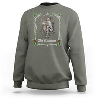 Christmas Krampus Sweatshirt Goth Xmas Krampus Reindeer Skull Ugly Sweater Evil Pajama TS10