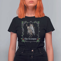 Christmas Krampus T Shirt For Women Goth Xmas Krampus Reindeer Skull Ugly Sweater Evil Pajama TS10