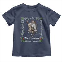 Christmas Krampus Toddler T Shirt Goth Xmas Krampus Reindeer Skull Ugly Sweater Evil Pajama TS10