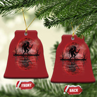 Krampus Christmas Ornament Scary Horror Goth Xmas Blood Moon Ugly Sweater Evil Pajama - Wonder Print Shop