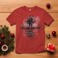 Christmas Krampus T Shirt Scary Horror Goth Xmas Blood Moon Ugly Sweater Evil Pajama - Wonder Print Shop