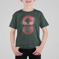 Christmas Krampus T Shirt For Kid Scary Horror Goth Xmas Blood Moon Ugly Sweater Evil Pajama - Wonder Print Shop