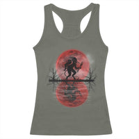 Christmas Krampus Racerback Tank Top Scary Horror Goth Xmas Blood Moon Ugly Sweater Evil Pajama