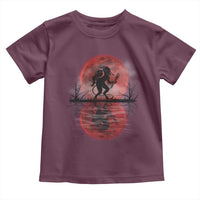 Christmas Krampus Toddler T Shirt Scary Horror Goth Xmas Blood Moon Ugly Sweater Evil Pajama