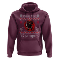 Christmas Krampus Hoodie Goth Xmas Gruss Von Krampus Ugly Christmas Sweater Evil Pajama
