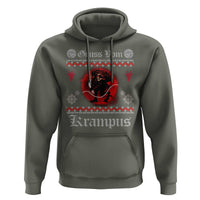 Christmas Krampus Hoodie Goth Xmas Gruss Von Krampus Ugly Christmas Sweater Evil Pajama