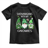 Lucky St Patricks Day Gnomes Toddler T Shirt Shamrock Leopard Gnome Irish