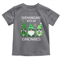 Lucky St Patricks Day Gnomes Toddler T Shirt Shamrock Leopard Gnome Irish