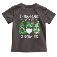 Lucky St Patricks Day Gnomes Toddler T Shirt Shamrock Leopard Gnome Irish