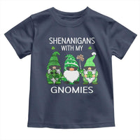 Lucky St Patricks Day Gnomes Toddler T Shirt Shamrock Leopard Gnome Irish