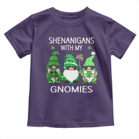 Lucky St Patricks Day Gnomes Toddler T Shirt Shamrock Leopard Gnome Irish