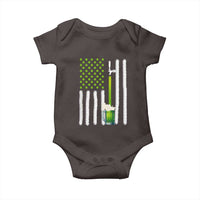 St. Patricks Day Irish Beer American Flag Baby Onesie Brewery Craft Beer