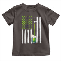 St. Patricks Day Irish Beer American Flag Toddler T Shirt Brewery Craft Beer
