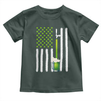 St. Patricks Day Irish Beer American Flag Toddler T Shirt Brewery Craft Beer