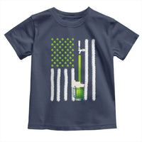 St. Patricks Day Irish Beer American Flag Toddler T Shirt Brewery Craft Beer