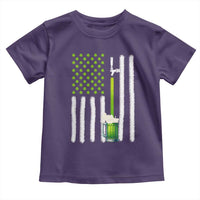 St. Patricks Day Irish Beer American Flag Toddler T Shirt Brewery Craft Beer