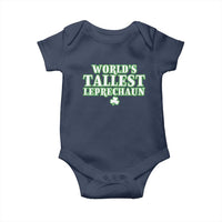Funny St. Patrick's Day Baby Onesie Saint Irish Pats Sarcastic World's Tallest Leprechau