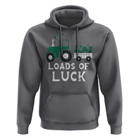 Boys St Patricks Day Hoodie Loads Of Luck Lucky Tractor Truck Toddler Boys