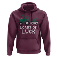 Boys St Patricks Day Hoodie Loads Of Luck Lucky Tractor Truck Toddler Boys