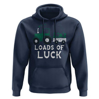 Boys St Patricks Day Hoodie Loads Of Luck Lucky Tractor Truck Toddler Boys