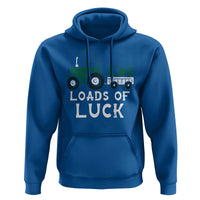 Boys St Patricks Day Hoodie Loads Of Luck Lucky Tractor Truck Toddler Boys