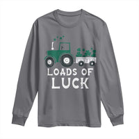 Boys St Patricks Day Long Sleeve Shirt Loads Of Luck Lucky Tractor Truck Toddler Boys