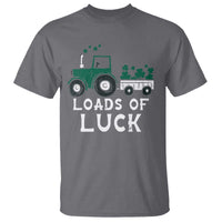 Boys St Patricks Day T Shirt Loads Of Luck Lucky Tractor Truck Toddler Boys
