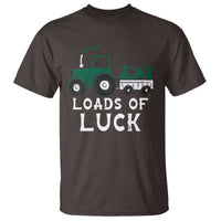 Boys St Patricks Day T Shirt Loads Of Luck Lucky Tractor Truck Toddler Boys
