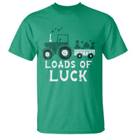 Boys St Patricks Day T Shirt Loads Of Luck Lucky Tractor Truck Toddler Boys