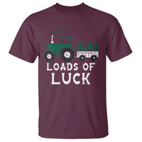 Boys St Patricks Day T Shirt Loads Of Luck Lucky Tractor Truck Toddler Boys