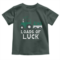 Boys St Patricks Day Toddler T Shirt Loads Of Luck Lucky Tractor Truck Toddler Boys