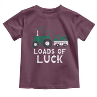 Boys St Patricks Day Toddler T Shirt Loads Of Luck Lucky Tractor Truck Toddler Boys