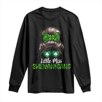 Little Miss Shenanigans St Patricks Day Long Sleeve Shirt Kids Girls Toddler