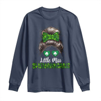 Little Miss Shenanigans St Patricks Day Long Sleeve Shirt Kids Girls Toddler
