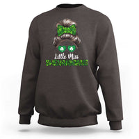 Little Miss Shenanigans St Patricks Day Sweatshirt Kids Girls Toddler