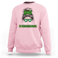 Little Miss Shenanigans St Patricks Day Sweatshirt Kids Girls Toddler