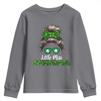 Little Miss Shenanigans St Patricks Day Youth Sweatshirt Kids Girls Toddler