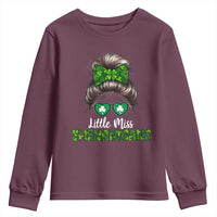 Little Miss Shenanigans St Patricks Day Youth Sweatshirt Kids Girls Toddler