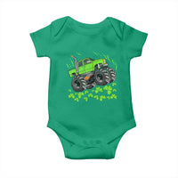Boys St Patricks Day Lucky Monster Truck Baby Onesie
