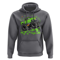 Boys St Patricks Day Lucky Monster Truck Hoodie