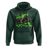 Boys St Patricks Day Lucky Monster Truck Hoodie