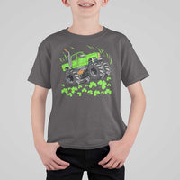 Boys St Patricks Day Lucky Monster Truck T Shirt For Kid