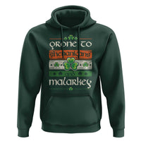 St. Patrick's Day Prone to Shenanigans and Malarkey Hoodie Funny St Patrick's Day Lucky Shamrock Irish