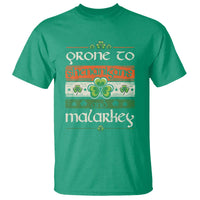 St. Patrick's Day Prone to Shenanigans and Malarkey T Shirt Funny St Patrick's Day Lucky Shamrock Irish