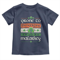 St. Patrick's Day Prone to Shenanigans and Malarkey Toddler T Shirt Funny St Patrick's Day Lucky Shamrock Irish