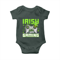 Funny Gamer St Patricks Day Baby Onesie Irish I Was Gaming Video Games Lovers